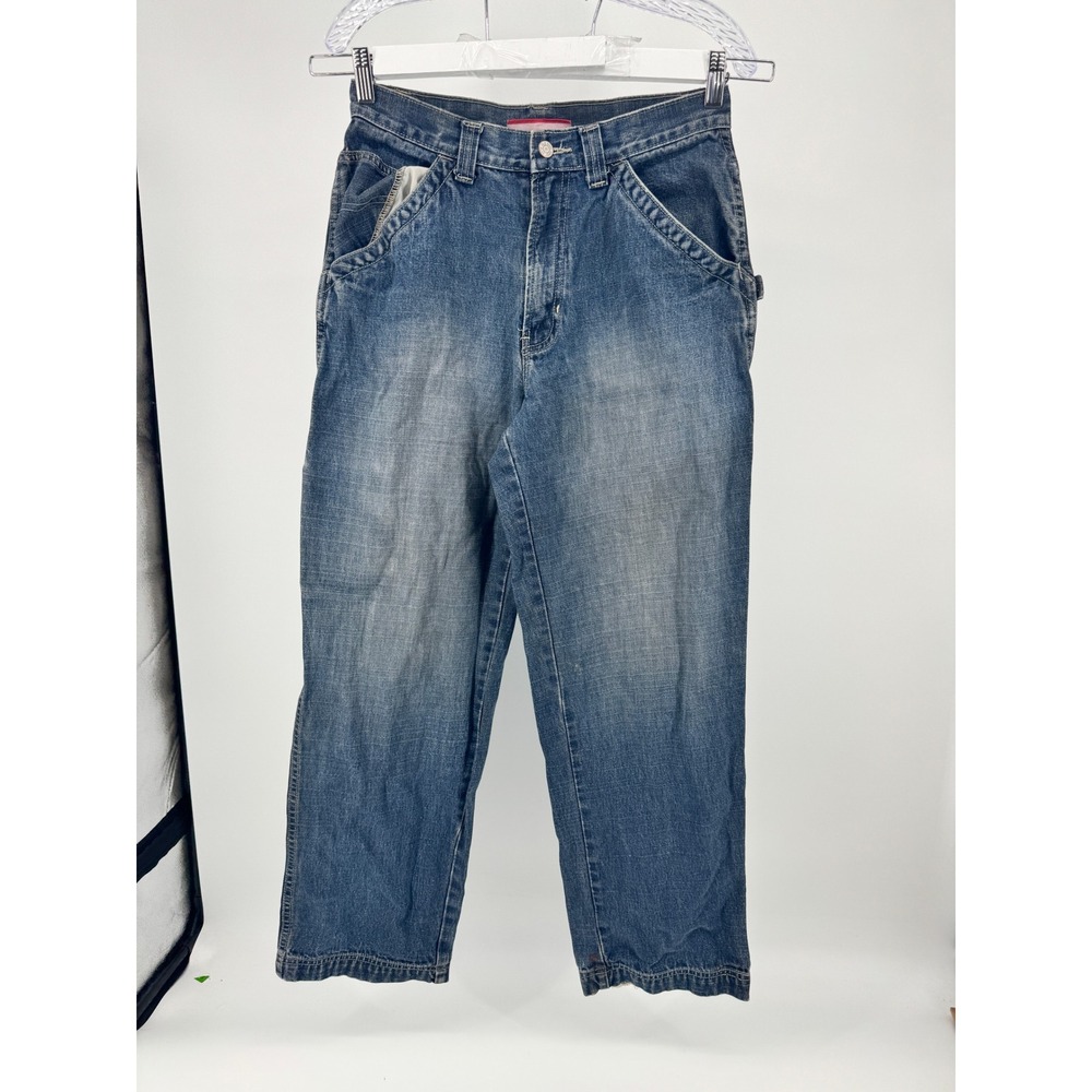 Old Navy‎ Carpenter Jeans Mens 30x30 Blue Vintage 2002 Relaxed Workwear Utility